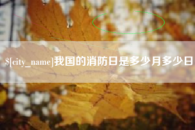 泉州我国的消防日是多少月多少日