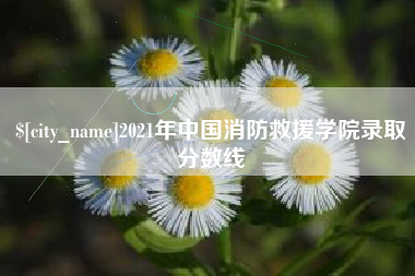泉州2021年中国消防救援学院录取分数线