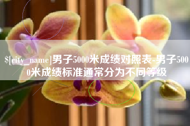 泉州男子5000米成绩对照表-男子5000米成绩标准通常分为不同等级