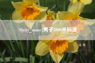 泉州男子5000米标准