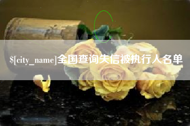 泉州全国查询失信被执行人名单