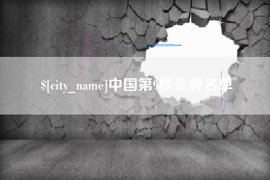 泉州中国第9枚金牌名单