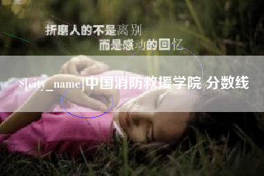 泉州中国消防救援学院 分数线