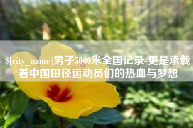 泉州男子5000米全国记录-更是承载着中国田径运动员们的热血与梦想