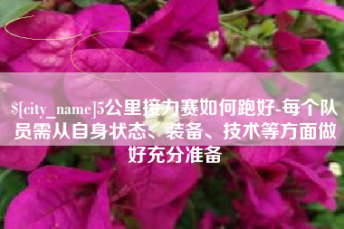 泉州5公里接力赛如何跑好-每个队员需从自身状态、装备、技术等方面做好充分准备