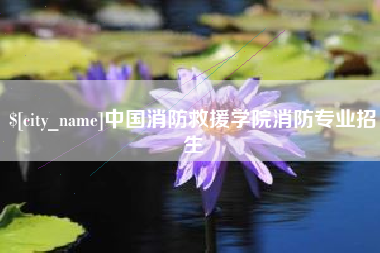 泉州中国消防救援学院消防专业招生