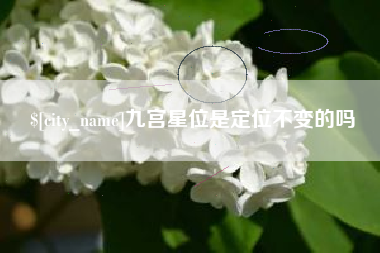 泉州九宫星位是定位不变的吗