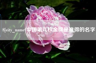 泉州中国第九枚金牌是谁得的名字