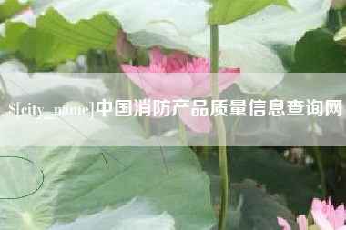 泉州中国消防产品质量信息查询网