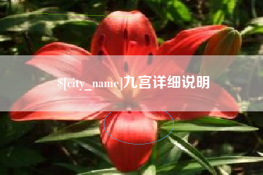 泉州九宫详细说明
