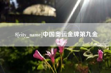 泉州中国奥运金牌第九金